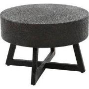 Salontafel Zwart/Brons Metaal - Ø60x40cm - Bulky Ferro Low