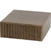 Nachtkastje Bruin Acaciahout - 35x35x14cm - Carve