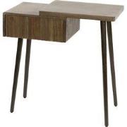 Nachtkastje Bruin Acaciahout - 60x30x60cm - Carve Rechts