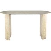 Bartafel Ovaal - Keramiek Travertin - 178x70x92cm - Romano