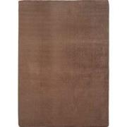 JOY Effen Soft Vloerkleed – 100% Polyester – Anti-Slip - Bruin- 60x100...