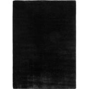 JOY Effen Soft Vloerkleed – 100% Polyester – Anti-Slip - Zwart- 240x34...