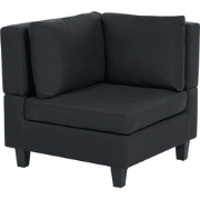 UNSTAD - Hoekstuk - Zwart - Polyester