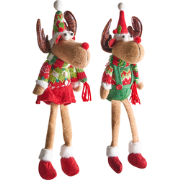 VATNDALSVATNET - Kerstdecoratie set van 2 - Polyester - Meerkleurig