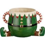 Mica Decorations Funny Bloempot - L28 x B19 x H17 cm - Dolomiet - Groe...