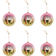 Christmas Decoration -  Christmas Hanger - Discoball - Foam - Set of 6...