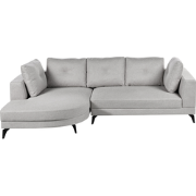 MARUM - Hoekbank - Grijs - Rechtszijdig - Kunstlinnen