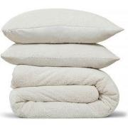 DoubleDry Dekbedovertrek Teddy Fleece - Tweepersoons 200x220 cm + 2 Ku...