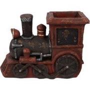 Clayre & Eef Decoratie Beeld Trein 70x30x50 cm Rood Keramisch materiaa...