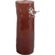 Present Time - Vaas Bird On Branch Large - Rode oker