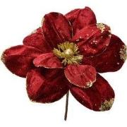 Clayre & Eef Kunstbloem Ø 24x25 cm Rood Kunststof