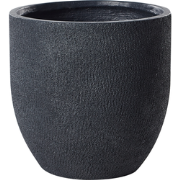 KANNIA - Bloempot - Grafietgrijs - 46 cm - Kleivezelmengsel