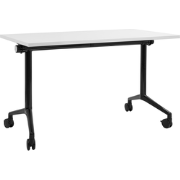 CAVI - Bureau verstelbaar - Wit/Zwart - 120 x 60 cm - Metaal