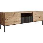 Meubella - Capri - TV-Meubel - Eiken - 180 cm
