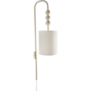 LOKY - Wandlamp - Beige - Metaal