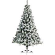 Kunstkerstboom Imperial pine snowy h180 cm groen/wit