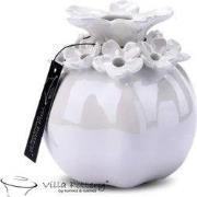 Villa Pottery  Creme Bloemenvaas Patricia - 14x14x15