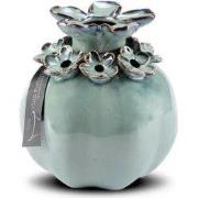 Villa Pottery  Groene Bloemenvaas Patricia - 19x19x20
