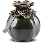 Villa Pottery  Groene Bloemenvaas Patricia - 16x16x17