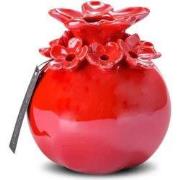 Villa Pottery  Rood Parel Bloemenvaas Patricia - 14x14x15