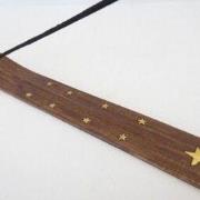 Wierookhouder houten plankje ster