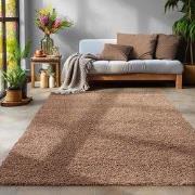 Tapijtenloods Basic Shaggy vloerkleed Caramel Hoogpolig- 100x200 CM