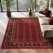 Marrakesh Gabbeh Oosters Vloerkleed Rood – Laagpolig Tapijt- 120x170 C...