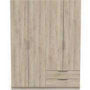 Kast met 4 deuren en 2 laden Ghost - L157,3 cm