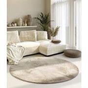 Villeroy & Boch - Rond Hoogpolig vloerkleed Leon - Creme - 160cm rond ...