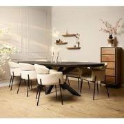 Starfurn Eettafel Brandy Black | 300 cm | Ovaal
