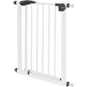 Deurbeschermer wit, 70-75 cm, zonder boren, gemaakt van gepoedercoat m...