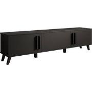 Meubella - Hydra - TV-Meubel - Zwart - 180 cm