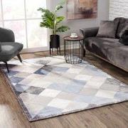 Evra Bali - Modern Vloerkleed - Laagpolig Tapijt - Grijs Blauw- 160x22...