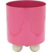 Present Time - Bloempot Double Funky Small - bright pink & soft green