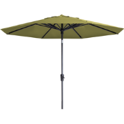 Madison Paros 2 luxe stokparasol - 300 cm. - Sage green