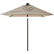 Madison Triangle stokparasol - 210x130 cm. ecru.