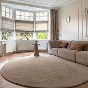 Organisch zacht hoogpolig vloerkleed Lux beige/taupe Beige; Taupe - Po...