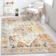 Burano vloerkleed - Medaillon Vintage - Terra - 80 X 150 CM