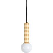 Leitmotiv - Hanglamp Rayado - Ochre yellow & soft yellow