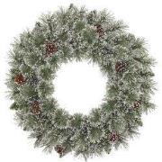 Vandans krans groen frosted TIPS 100 d60cm