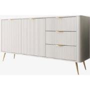 Meubella - Lima - Dressoir - Wit - 163 cm