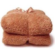 Plaid teddy l150b200cm sandstone