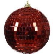 Kerstballen foam d6l6 cm kerstrood kerst