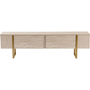 TV-meubel met 2 klepdeuren L180 cm - SERENITY