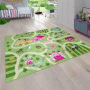 Kindervloerkleed - Binola - Platteland - Groen - 160x220 cm