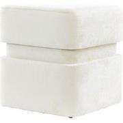 Poef Piazza - Bruin - 40x40x42.5cm