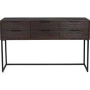 Dressoir Bruin - Recycled Teakhout - 135x35x82cm