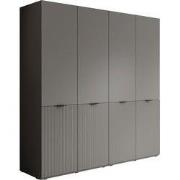 Meubella - Kledingkast Shelton - Grijs - 202 cm