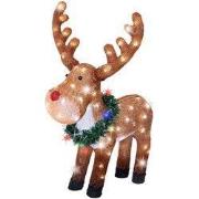 Led rendier l36b45h58cm100l brn/kwt