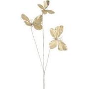 Kunstdeco Vlinder Lush 3x creme